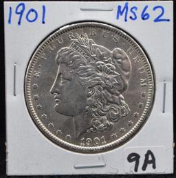 1901 MORGAN DOLLAR FROM SAFE DEPOSIT