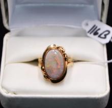 LADIES 5.75 OPAL 14K GOLD RING