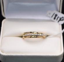 LADIES DIAMOND 14K TWO-TONE RING