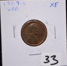 KEY DATE 1909-SVDB LINCOLN WHEAT PENNY