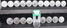 20 BU 2023 AMERICAN SILVER EAGLES IN MINT TUBE