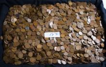 5000 MIXED DATES & MINTS LINCOLN WHEAT PENNIES