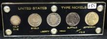 UNITED STATES TYPE NICKEL SET