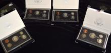 4 DIFFERENT DATE  U.S. PREMIER SILVER PROOF SETS