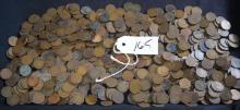 628 MIXED DATES & MINTS INDIAN HEAD PENNIES