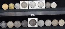 17 MIXED DATES & MINTS MORGAN DOLLARS
