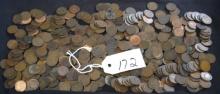 513 MIXED DATES & MINTS INDIAN HEAD PENNIES