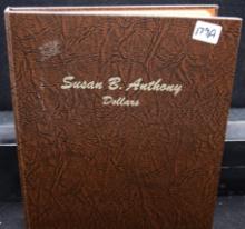 UNC/PROOF SUSAN B ANTHONY DOLLARS ALBUM