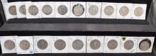 19 MIXED DATE & MINT WALKING LIBERTY HALF DOLLARS