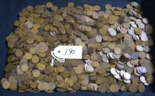1358 MIXED YEAR 1920'S LINCOLN WHEAT PENNIES