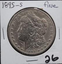 1895-S MORGAN DOLLAR