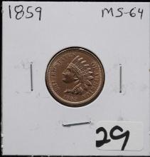 1859 INDIAN HEAD PENNY