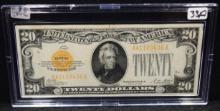 CHOICE AU+ $20 GOLD CERTIFICATE - SERIES 1928