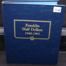 FRANKLIN BU HALF DOLLARS BOOK 1948-1963