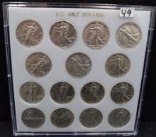 CHOICE UNC 15 PC WALKING LIBERTY SET