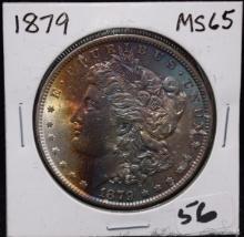 HIGH GRADE 1879 MORGAN DOLLAR "BEAUTIFULLY TONED"