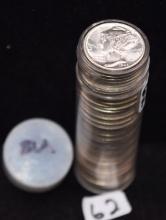 50 BU MIXED DATE & MINT MERCURY DIMES