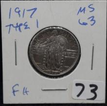 HIGH GRADE 1917 TYPE 1 STANDING LIBERTY QUARTER
