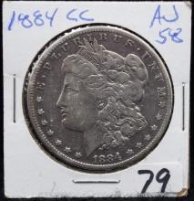 1884-CC MORGAN DOLLAR