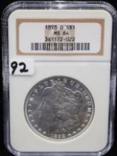 1898-0 MORGAN DOLLAR - NGC MS64