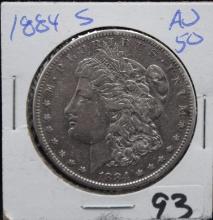 1884-S MORGAN DOLLAR