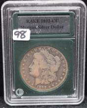 1892-CC MORGAN DOLLAR