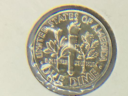 PROOF 1957 ROOSEVELT SILVER DIME AND GEM UNCIRCULATED 1964-D ROOSEVELT DIME