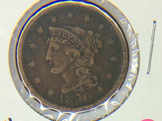 1850 Large Cent