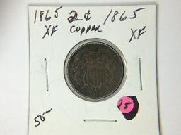 1865 2 Cent Copper