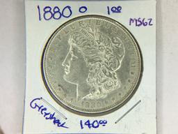 1880 O Morgan Dollar