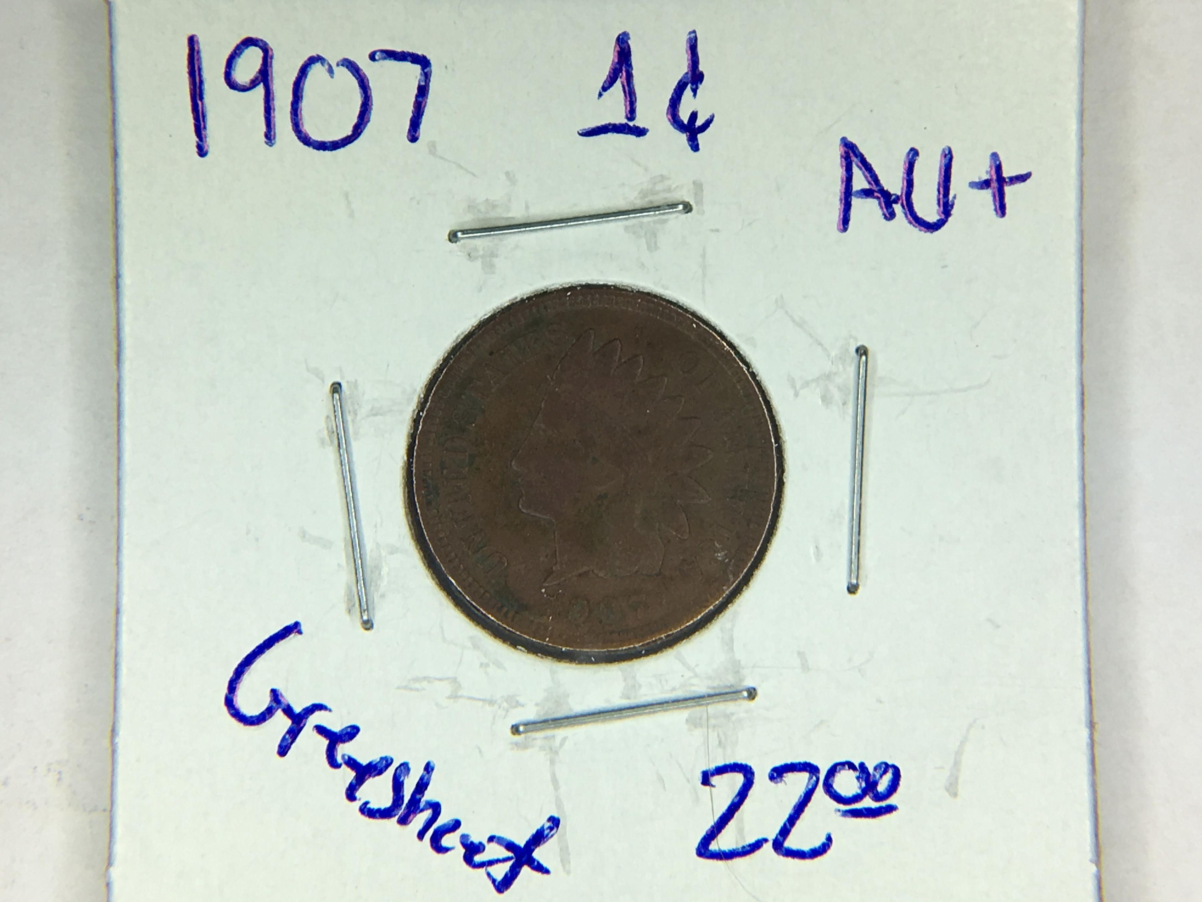 1907 Indian Head Cent