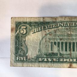 1963 $5.00 Red Seal
