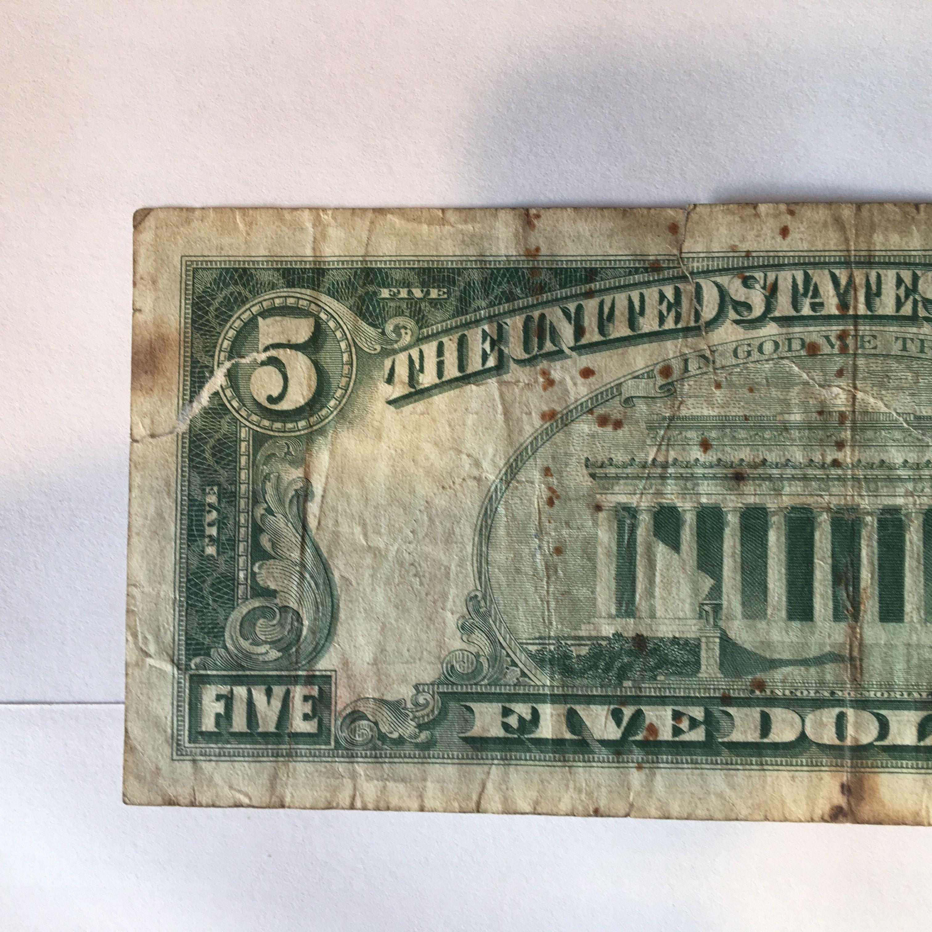 1963 $5.00 Red Seal