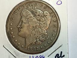 1882 O Morgan Dollar