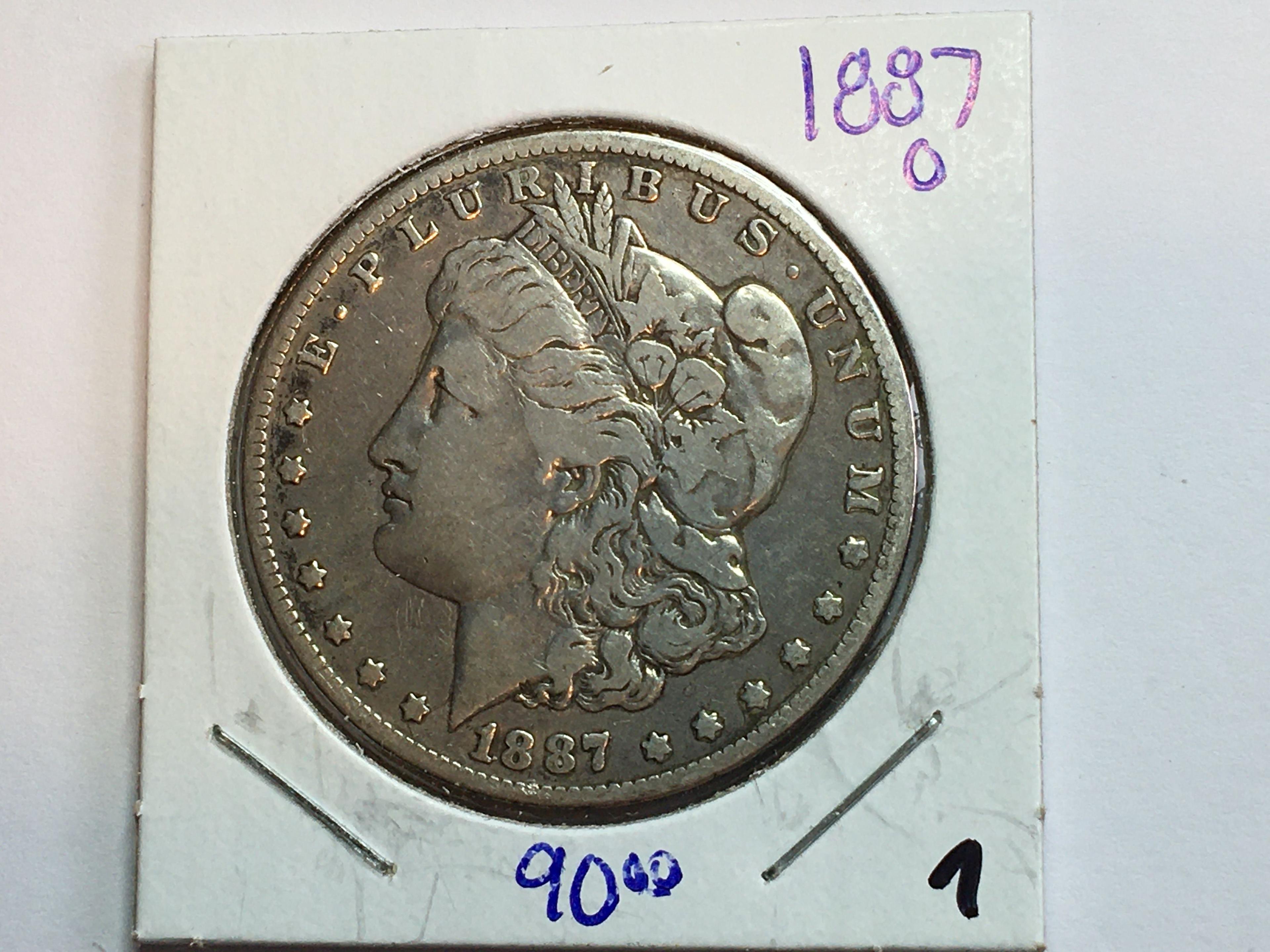 1887 O Morgan Dollar