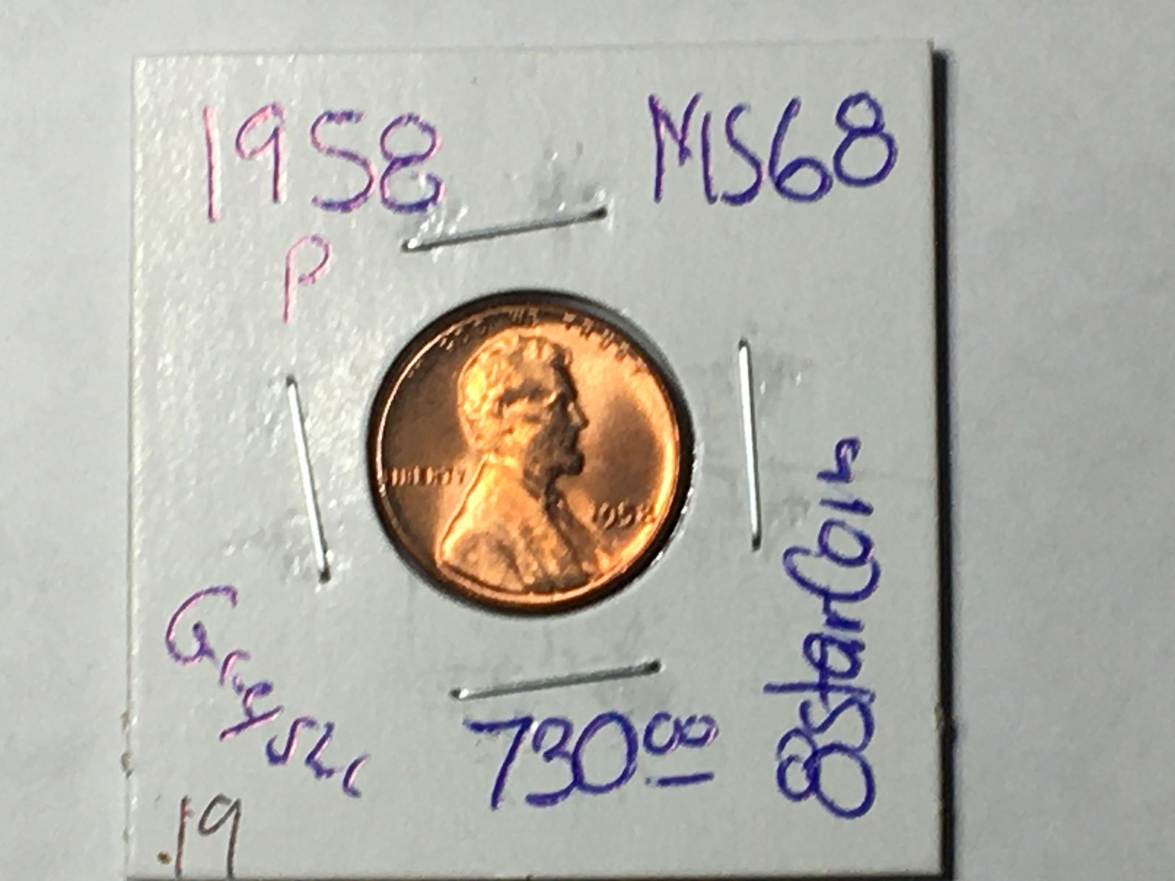 1958 P Lincoln Wheat Cent