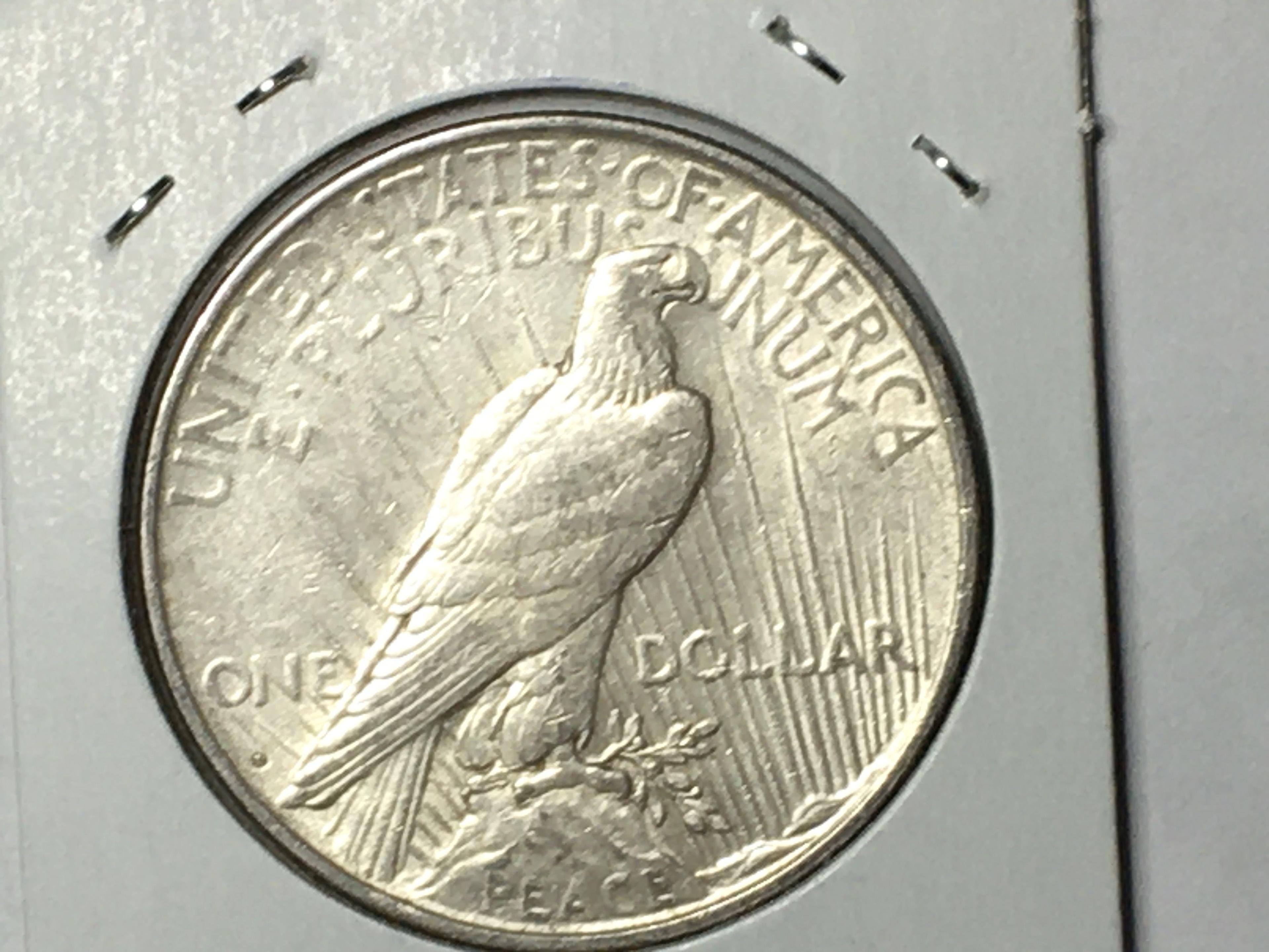 1922 D Peace Dollar
