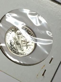 Roosevelt Silver Dime 1946 S  D D R Gem B U  D D R Closed S Satin White High Grade