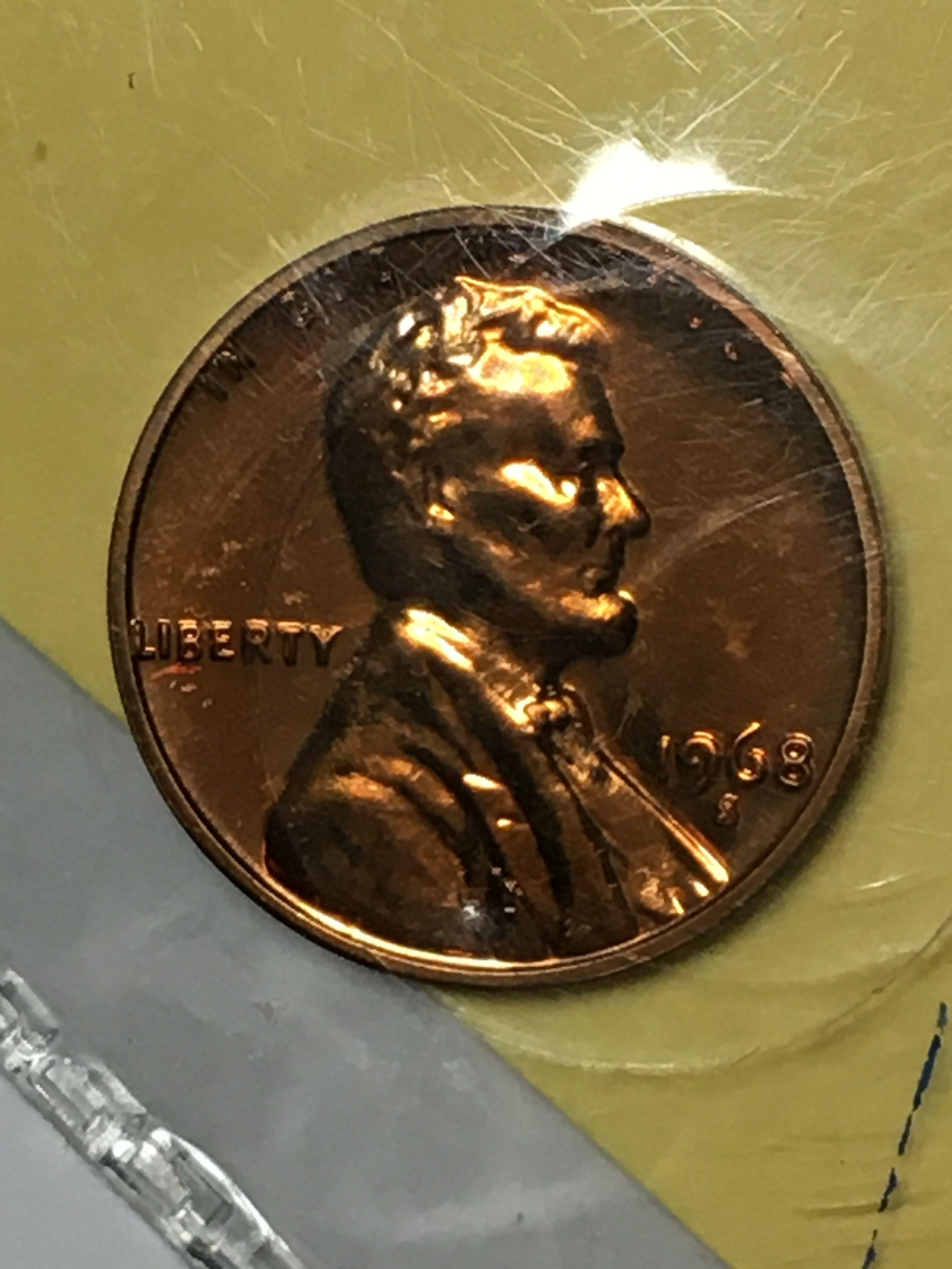 1968 S Lincoln Memorial Cent