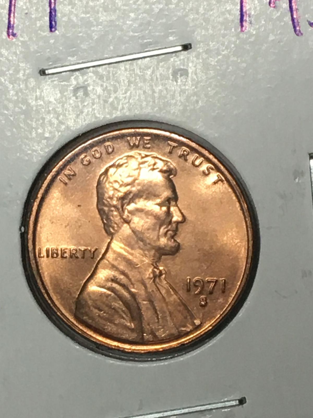 1971 S Lincoln Memorial Cent