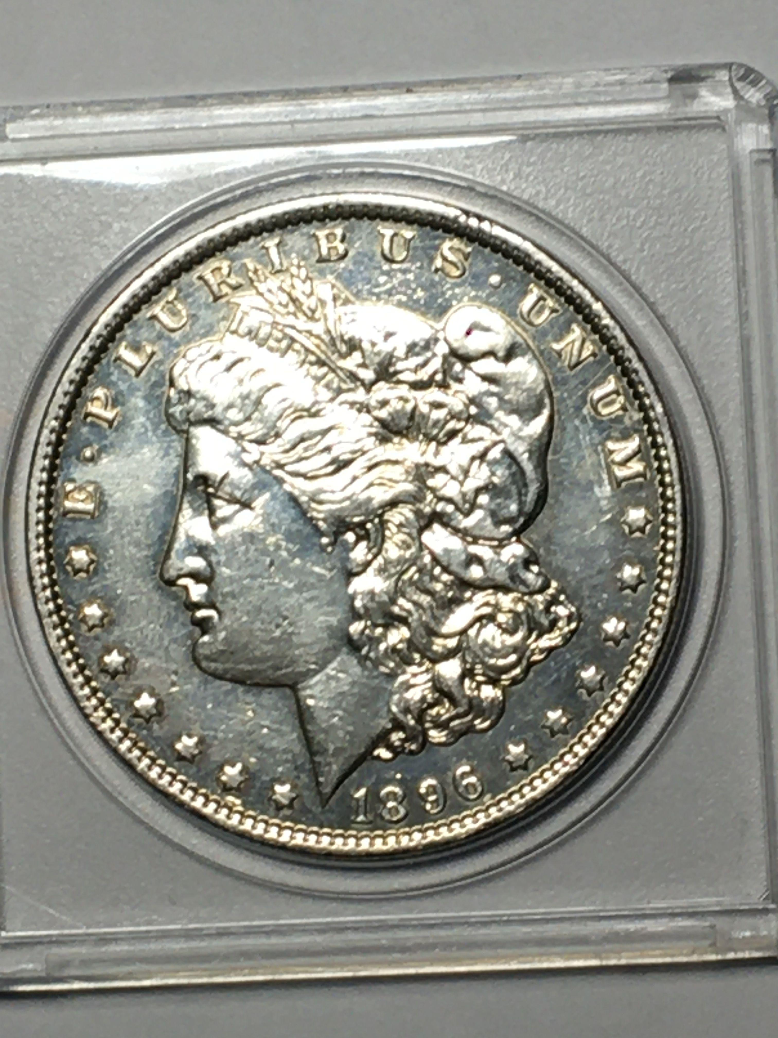 Morgan Silver Dollar 1896 Pl