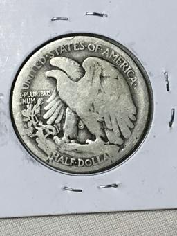 1917 S Obverse Walking Liberty Half Dollar