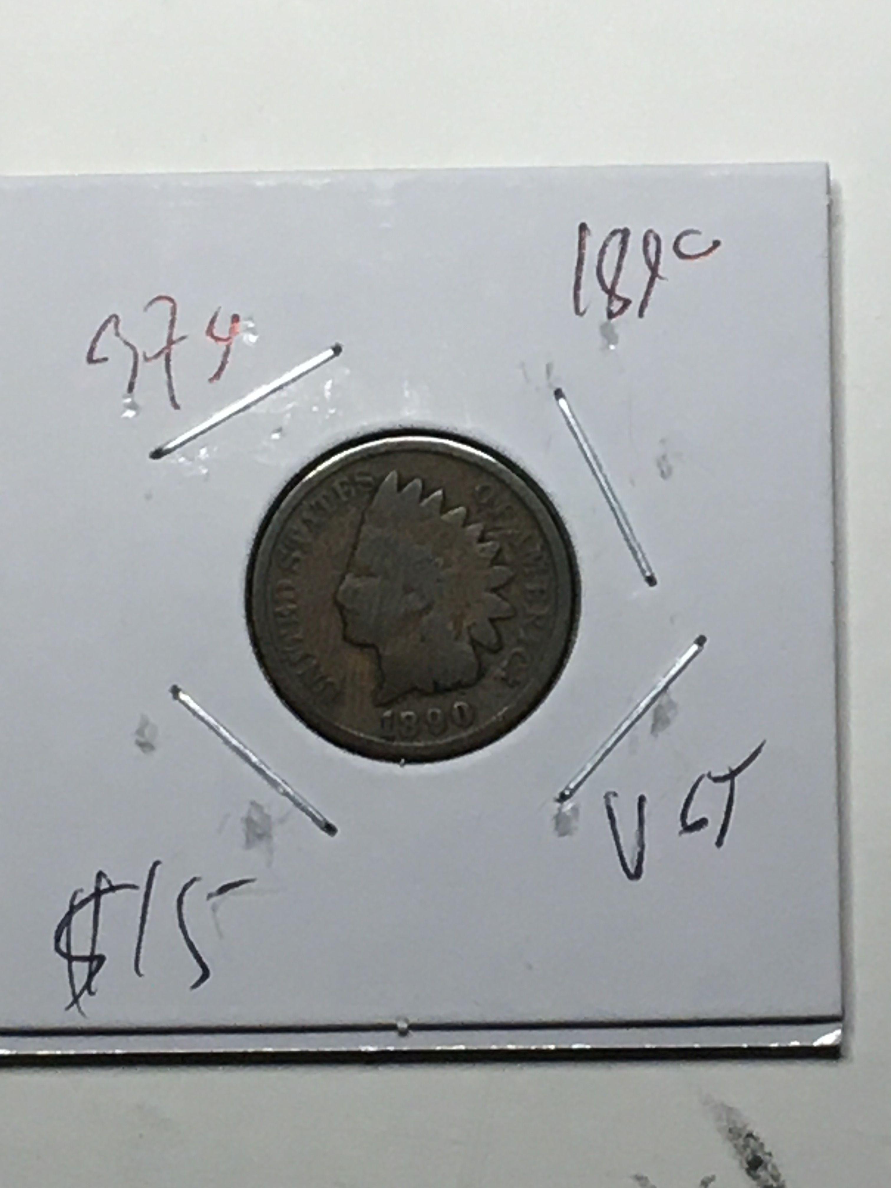 Indian Cent 1890