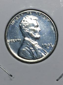 Lincoln Wheat Cent 1943 D Steel Cent War Time Nice