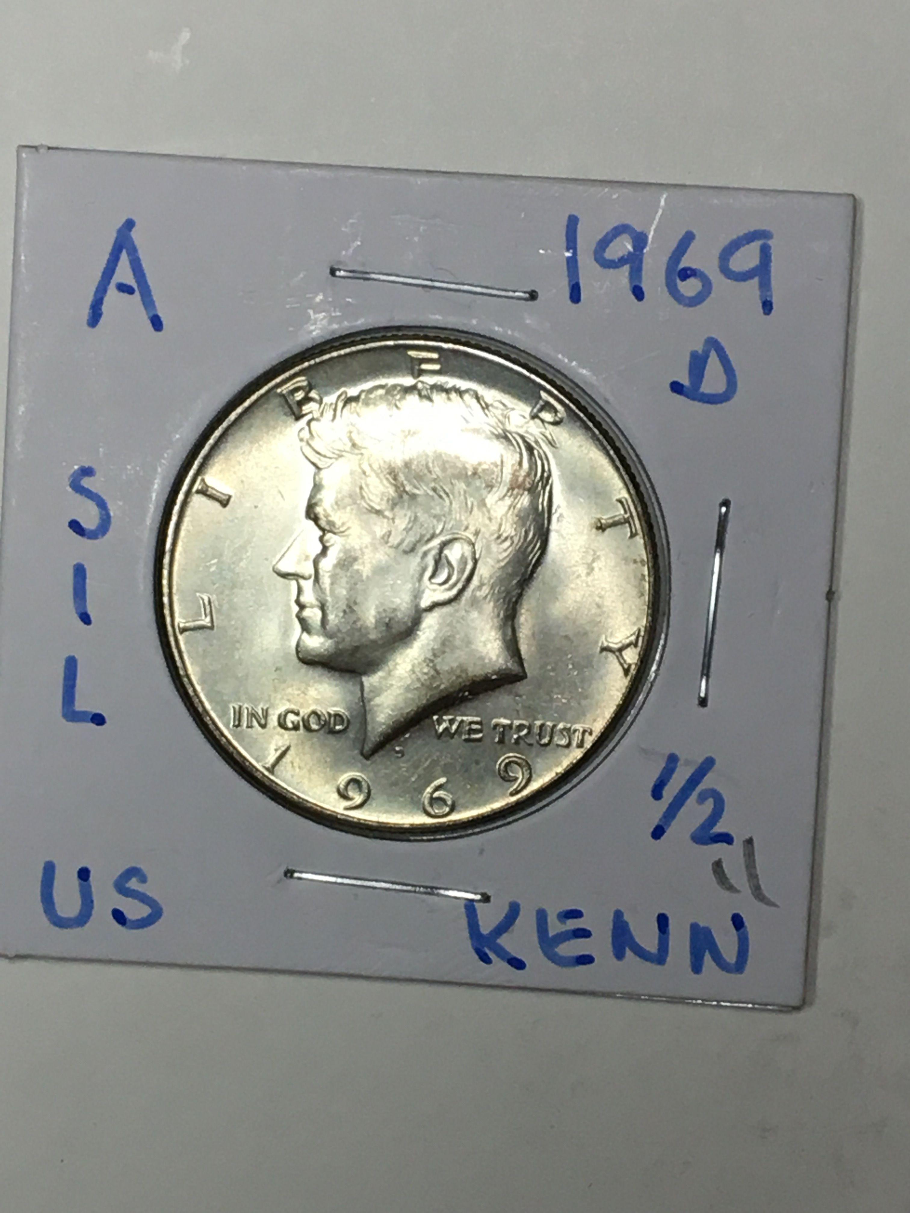 1969 D Kennedy Half Dollar