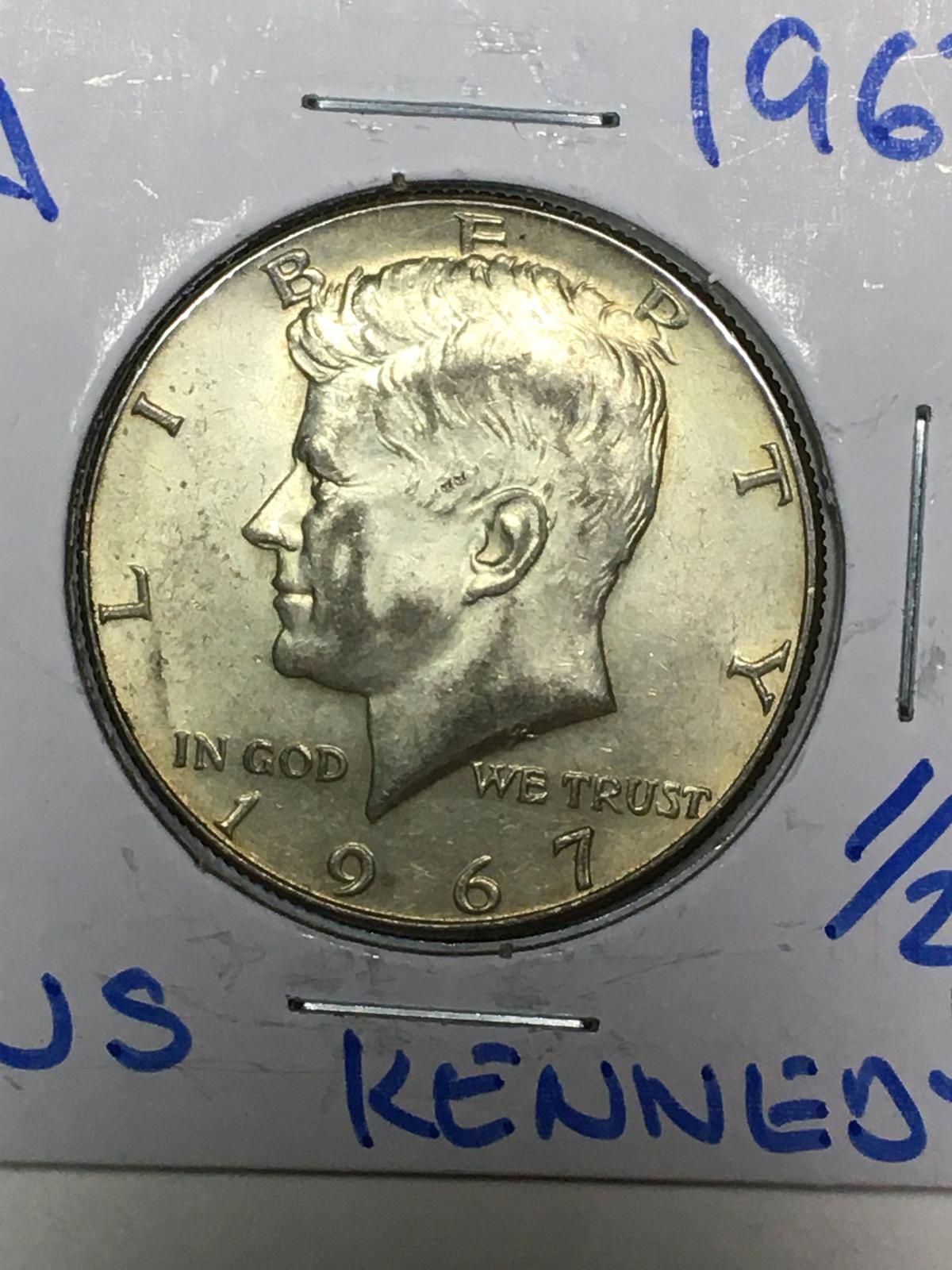 1967 Kennedy Half Dollar