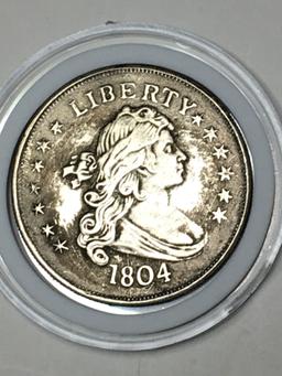 Silver Round 1804 Liberty Dollar Design