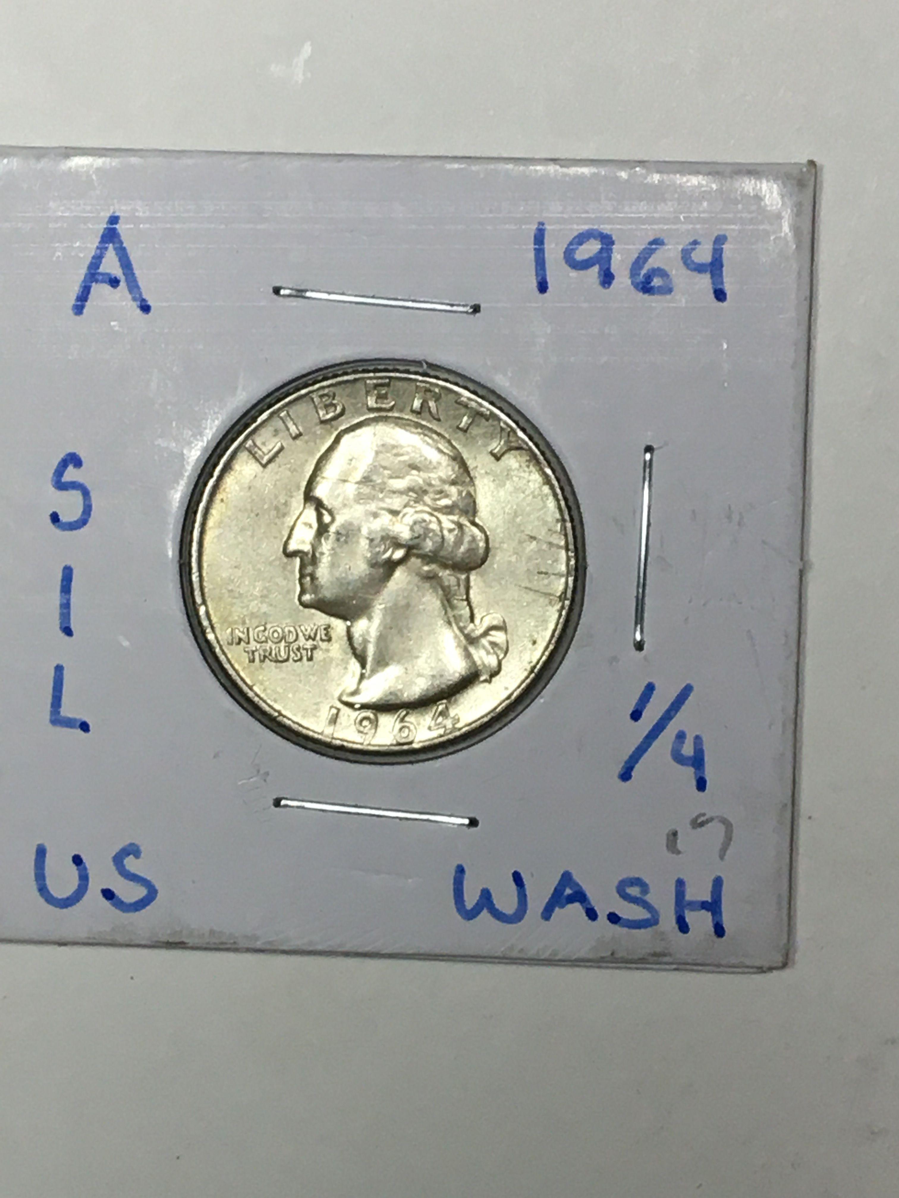 1964 Washington Quarter