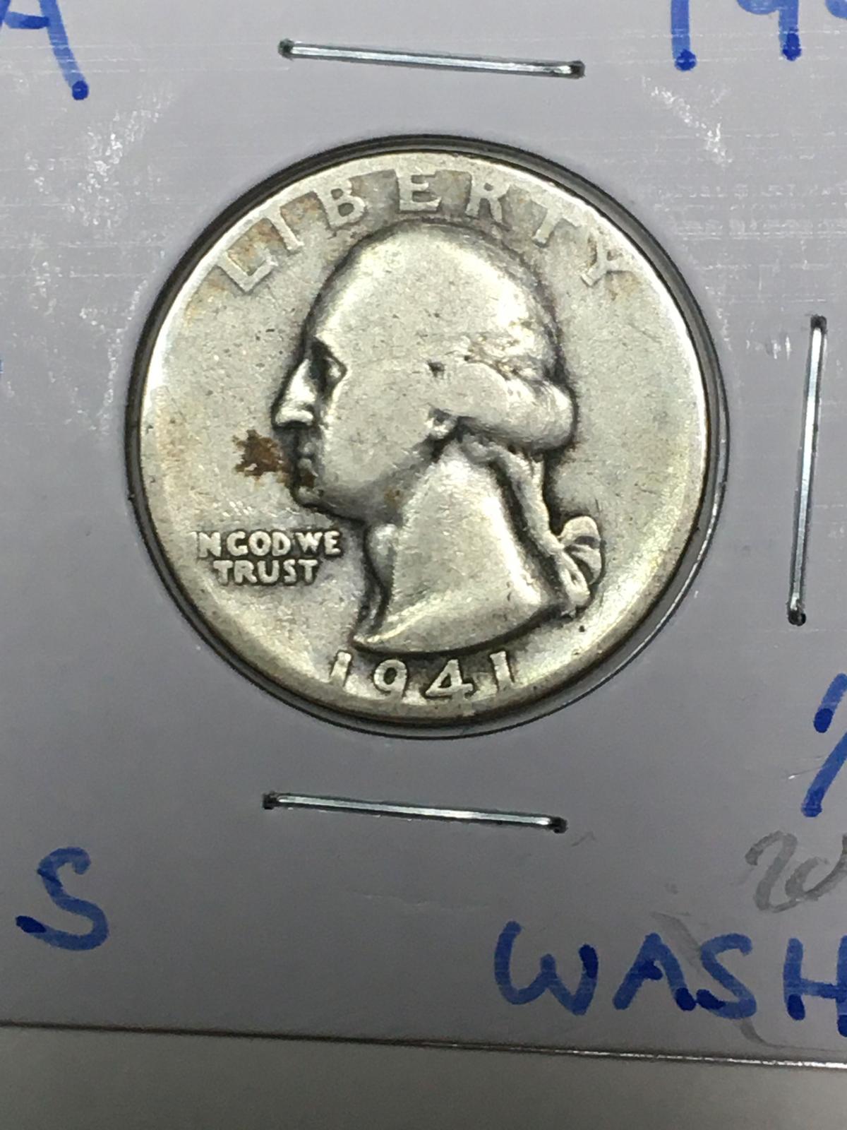 1941 Washington Quarter