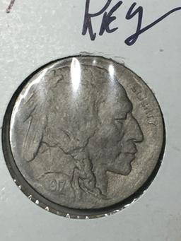 1917 D Buffalo Nickel